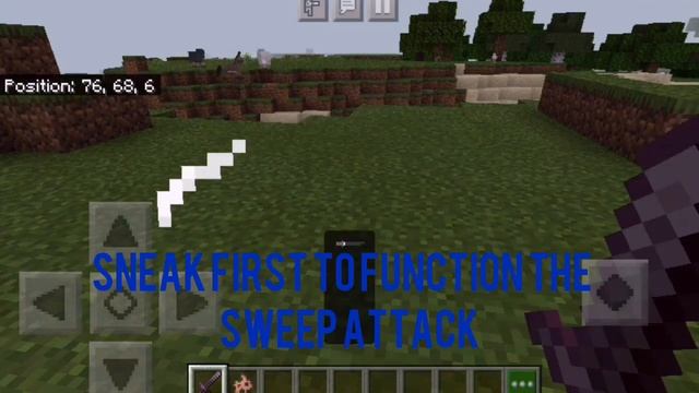 Minecraft Bedrock Sweeping Edge AddOn! смотреть онлайн