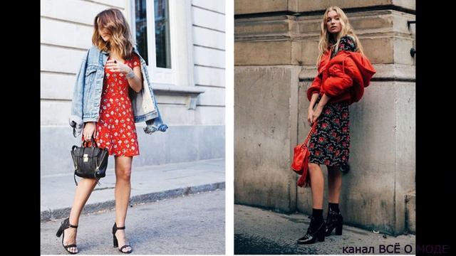 Платья в цветочек -на пике моды 2019 !!!-The flowered dress is at the height of fashion 2019 !!!- смотреть онлайн