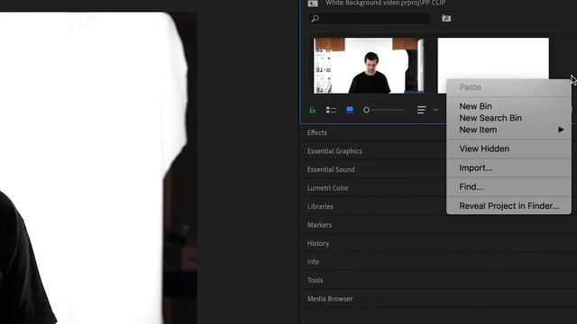 How TO Make A Hollywood Seamless White Background In Premiere Pro CC смотреть онлайн