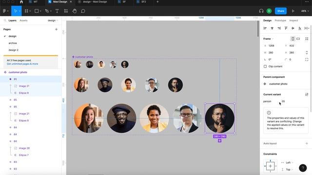 ORGANIZE YOUR VARIANTS in Figma: A Simple Technique смотреть онлайн