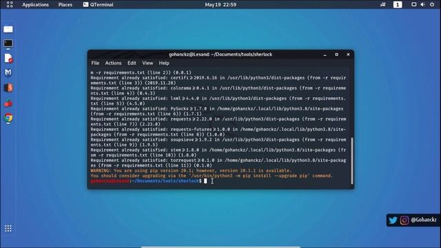Buscar perfiles relacionados a un nombre de usuario utilizando Sherlock смотреть онлайн