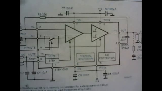 Режим MUTE и ST-BY на TDA7294