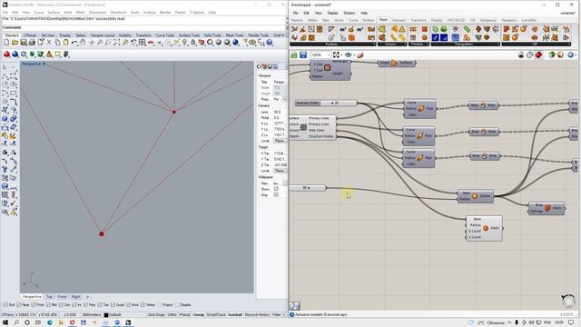 Grasshopper tutorial Лекция 4 по ИиКП практическая часть Rhino+Grasshopper+Archicad часть 3 смотреть онлайн