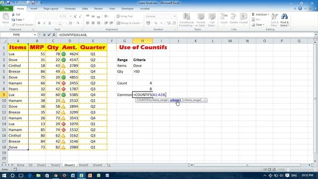 How to Use Excel Countifs Function смотреть онлайн