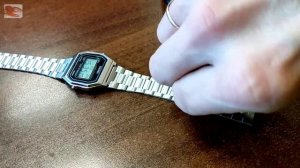 Skmei 1123 - регулировка длины браслета.