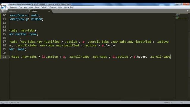 HOW TO CREATE RESPONSIVE SCROLLING TABS USING HTML, CSS & JAVASCRIPT | CREATIVE SCROLLING TABS смотреть онлайн
