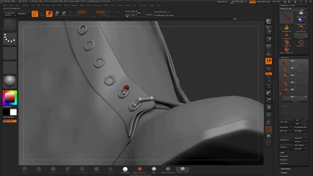 Zbrush-shoe