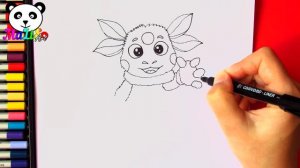 Как нарисовать Лунтика легко и просто | Як намалювати Лунтіка з мультика  How to draw Luntik cartoo