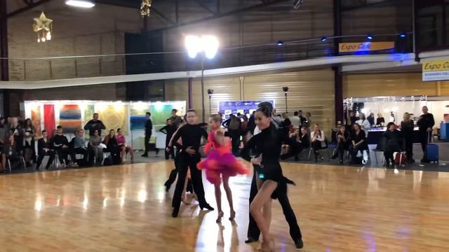 Губин Максим Перевертайло Диана Gubin Maksim Perevertaylo Diana Ча ча ча 2019 Рига смотреть онлайн