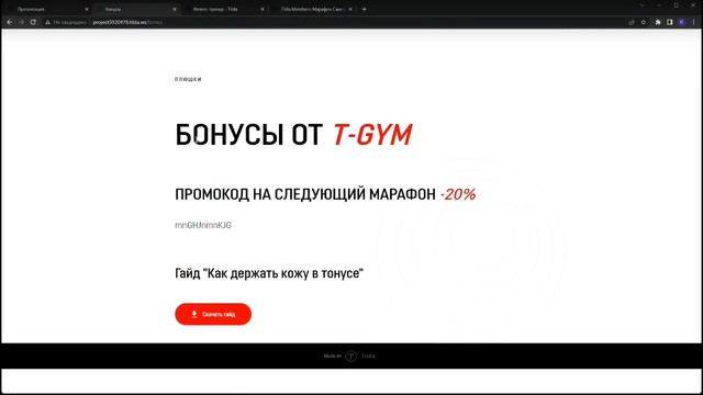 Мария Пожидаева Организация онлайн-курса на Тильде смотреть онлайн