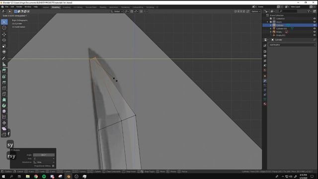 How to make a katana FOR BEGINNERS [ Blender 2.82 ] смотреть онлайн