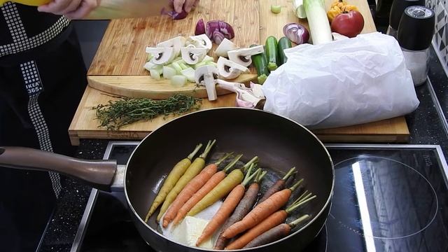 Каре Ягненка с тушеными овощами и семенами Чи смотреть онлайн