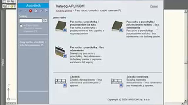 Katalog podzespołów do modelowania korytarza drogowego w AutoCAD Civil 3D смотреть онлайн