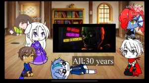 Undertale reacts to fnaf songs