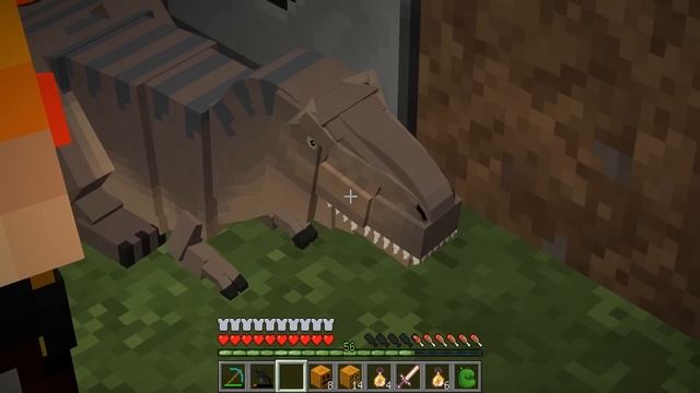 ДЕТИ ПРИЗВАЛИ ДИНОЗАВРА ТИРАНОЗАВРА В МАЙНКРАФТ ! Алексбой Minecraft смотреть онлайн
