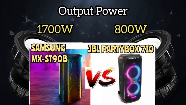 Samsung MX-ST90B 1700Watts vs. JBL Partybox 710 800Watts Party Speaker | Specs Comparison смотреть онлайн