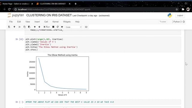 CLUSTERING ON IRIS DATASET смотреть онлайн