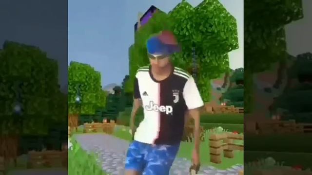 Disco arranhado, cara dançando no minecraft -shitpost para status смотреть онлайн