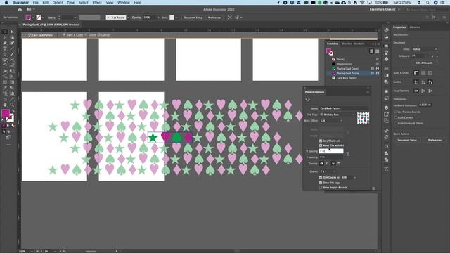 Making Playing Cards in Adobe Illustrator - Part 5: Patterns смотреть онлайн