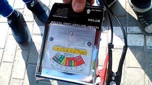 Проверка нового гелевого аккумулятора под нагрузкой