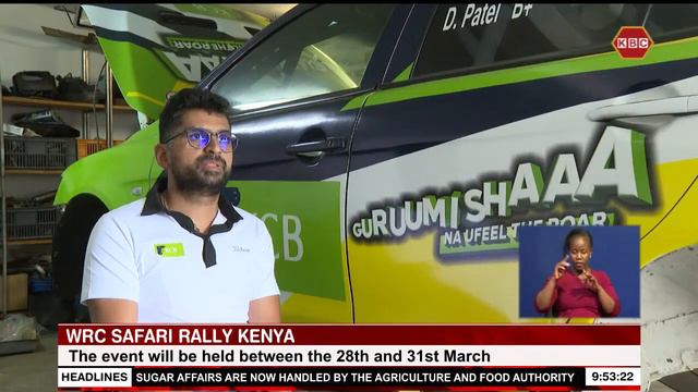 Drivers put final touches to their cars in preparation for WRC Safari rally Kenya смотреть онлайн