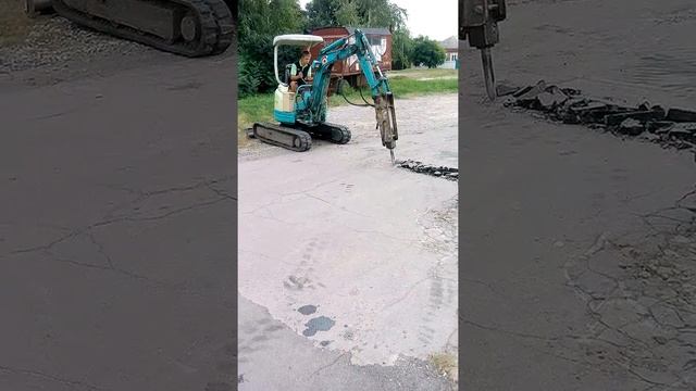 Работа гидромолота. смотреть онлайн