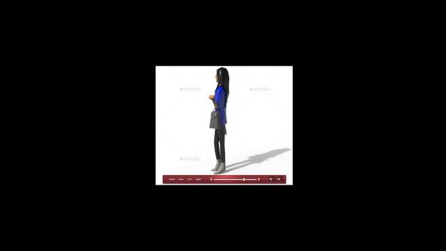 3DOcean шаблон Low Poly Girl 02 скачать бесплатно смотреть онлайн
