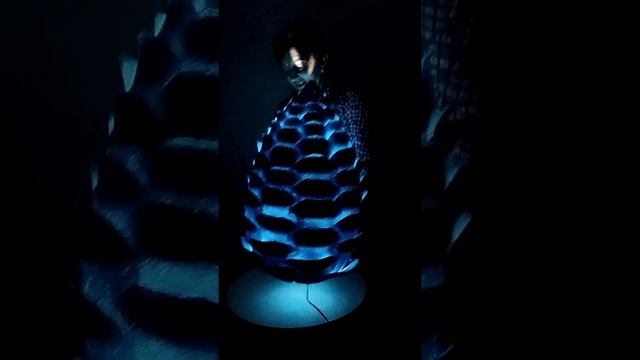 Шишка светильник из глитерного фоамирана. смотреть онлайн