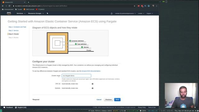 [ AWS 24 ] Running Containers in ECS using Fargate смотреть онлайн