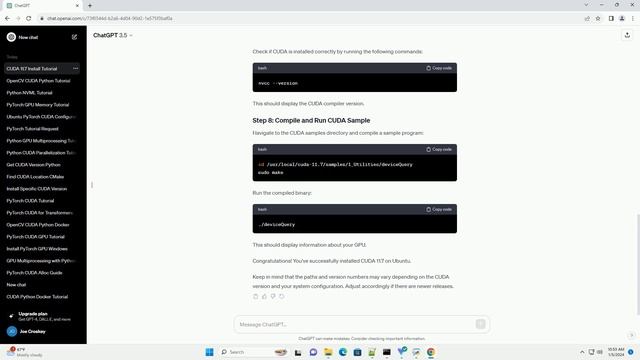 install cuda 11 7 in ubuntu смотреть онлайн