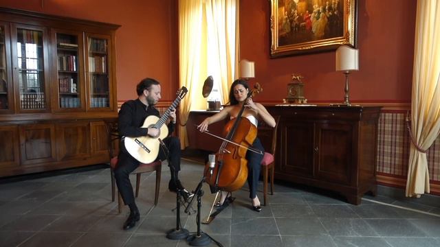 Duo Evocaciones - Guitar / Cello - Spanish Music - Mini Concert - Omni on Location from Italy смотреть онлайн