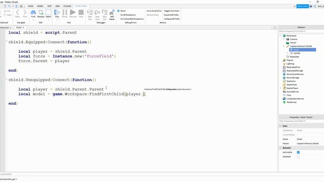 How to Make a Tool That Gives You a Force Field - Roblox Studio Tutorial смотреть онлайн