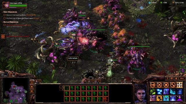 Starcraft 2 Co-op [ Beehive campaign ] Stuffed Minions - Kerrigan & Stukov (Brutal) смотреть онлайн