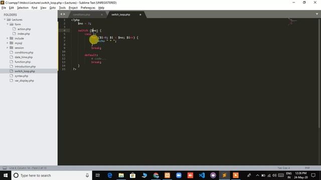 06 PHP switch loop | PHP | From Basics | Core | Advance смотреть онлайн