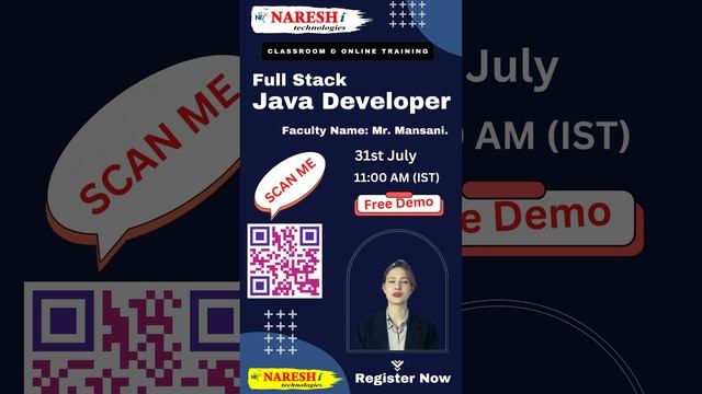 Full Stack Java Developer Classroom and Online Training смотреть онлайн