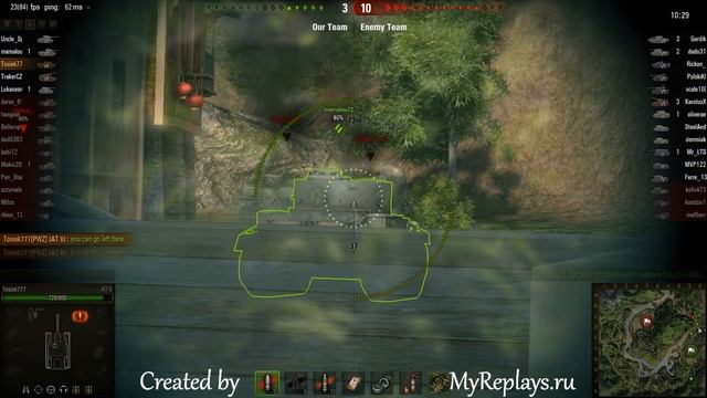 WOT: Aisa Miao - AT 8 - 3 frags - смотреть онлайн