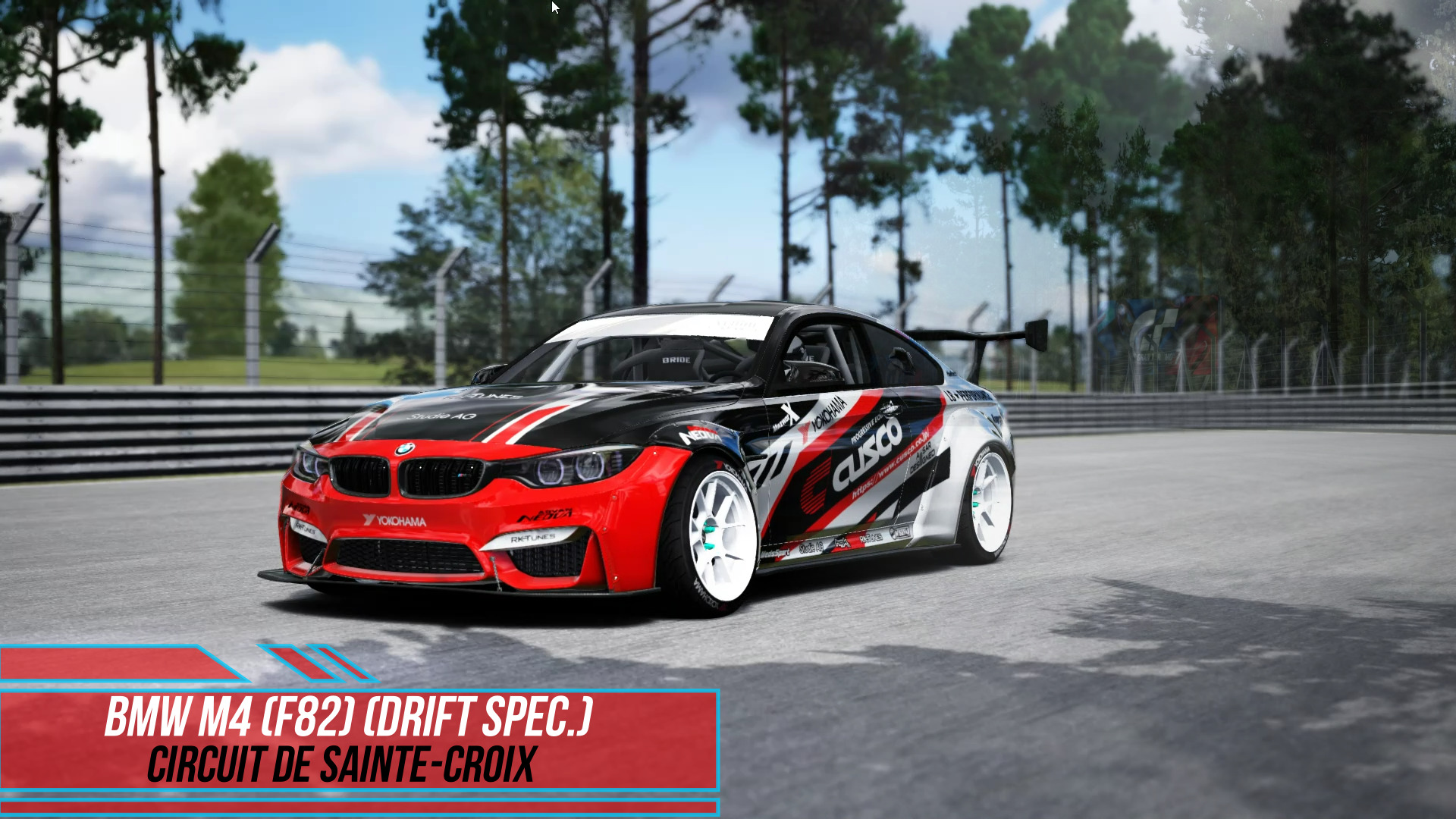 Circuit de Sainte-Croix BMW M4 (F82) (Drift spec.) смотреть онлайн