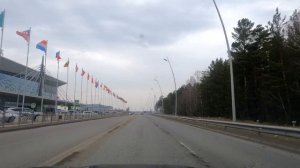 Дорога в аэропорт Красноярск май 2023г.