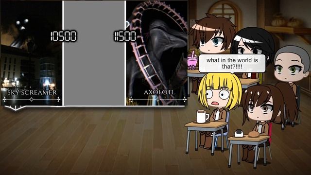 AOT Reacts to Trevor Henderson Giants Power Level (Part 3) || Gacha Club || смотреть онлайн