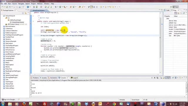 Java Arrays and ArrayList смотреть онлайн