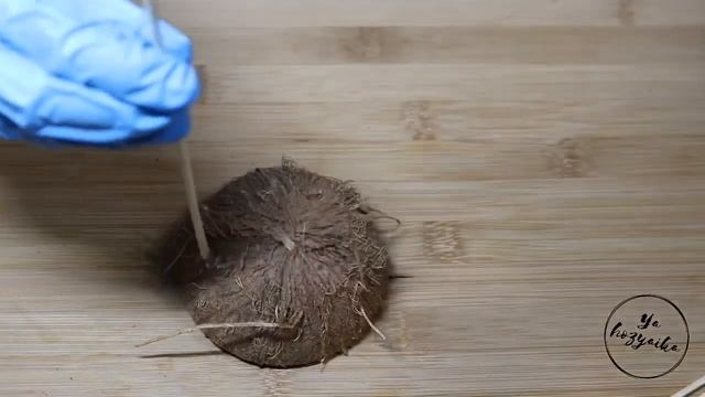 Как открыть кокос? ? Как закрепить кокос на шпажках (два способа). ?? смотреть онлайн