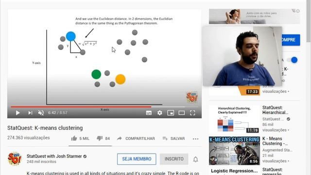 K-Means, K-Means++ e Heurística para a Escolha do K (Teoria) - Machine Learning 21.1 смотреть онлайн