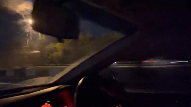 Gold coast to Brisbane drive through night. смотреть онлайн