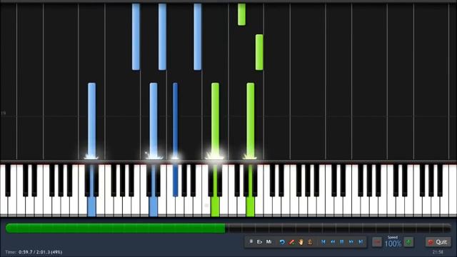 Lord Of The Rings - Rohan - Piano Tutorial - Synthesia