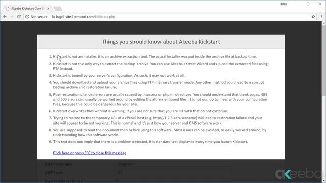 Restoring a site on any server смотреть онлайн