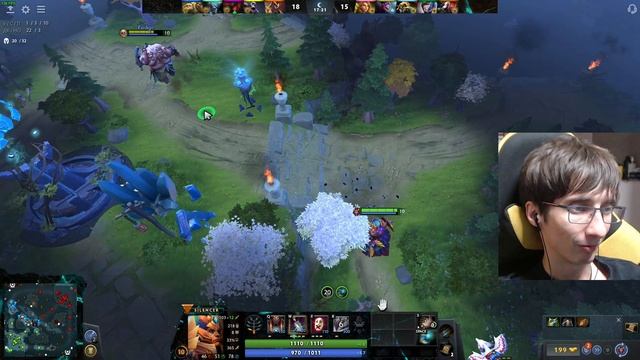 Dota 2 Сало в пятёрке. Собираемся в Кери. Стоим с Кери пуджем. Че за дела смотреть онлайн