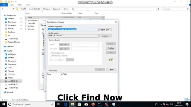 How to Change the Permission of the Host file - in Windows | Website Blocker | Part 1 смотреть онлайн