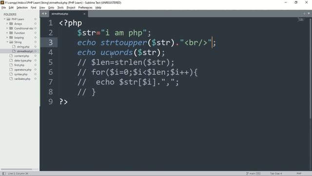 ? PHP String Methods() | Part - I in Hindi смотреть онлайн
