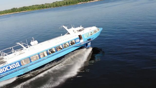 "Восход" на Волге / волжские просторы #Samara #Russia смотреть онлайн