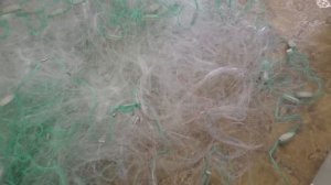 Огружаем новую сплавную сеть, Как привезать уши на сплавную сеть